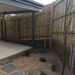 2016 New Carport fence and garden